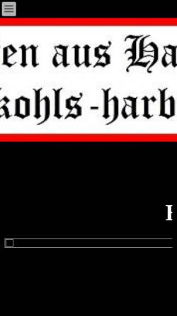 Vorschau der mobilen Webseite www.kohls-harburg.de, Kohls Harburg