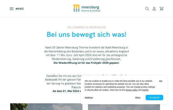 Vorschau von www.meersburg-therme.de, Meersburg Therme