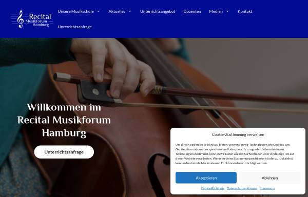 Vorschau von www.recital-musikforum.de, Recital Musikforum