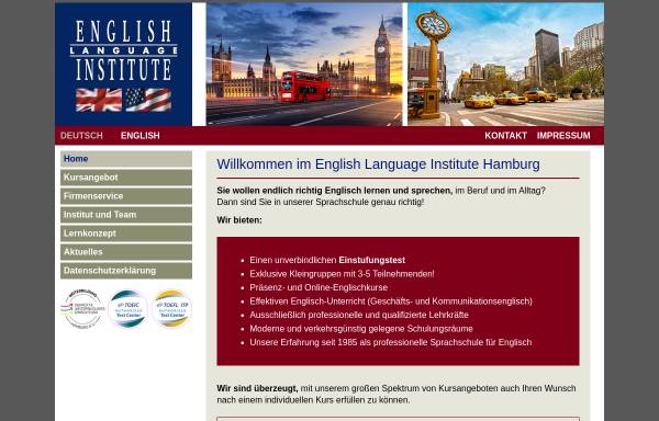 Vorschau von www.english-language-institute.de, English Language Institute