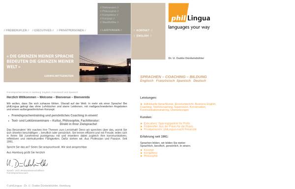 Vorschau von www.phillingua.de, philLingua