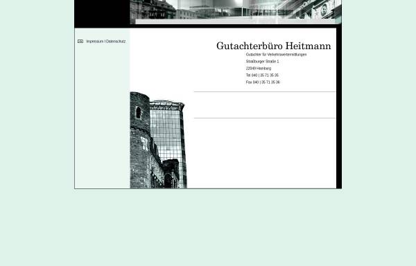 Vorschau von www.gutachterbuero-heitmann.de, Gutachterbüro Heitmann