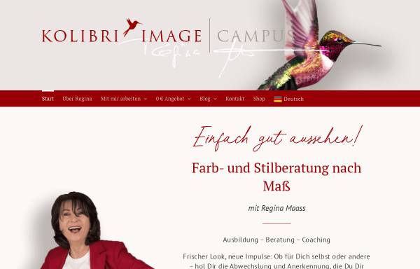 Vorschau von kolibri-image.com, Kolibri Imageberatung