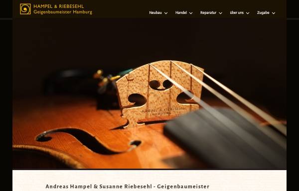 Vorschau von www.hampel-geigenbau.de, Geigenbau Andreas Hampel
