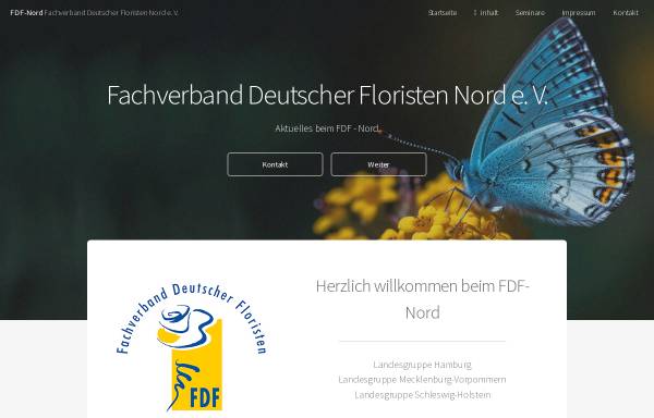 Vorschau von www.fdf-nord.de, FDF - Nord