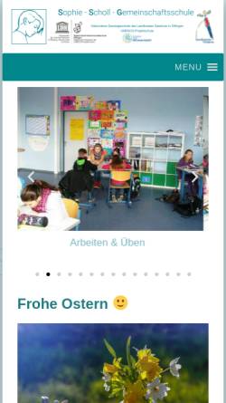 Vorschau der mobilen Webseite www.gesamtschule-dillingen.de, IGS Integrierte Gesamtschule