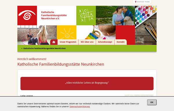 Vorschau von www.fbs-nk.de, FBS Katholische Familienbildungsstätte e.V.