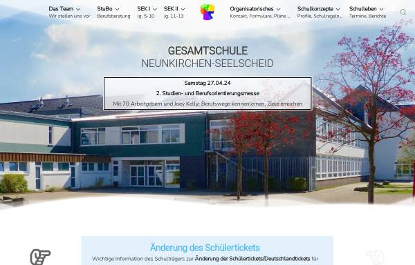 Vorschau von gesamtschule-nks.de, Gesamtschule Neunkirchen