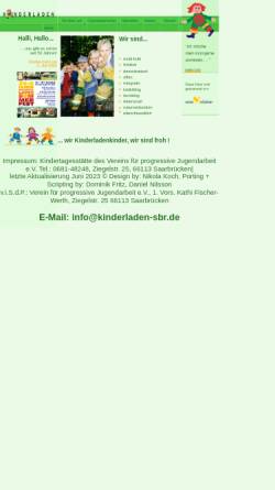 Vorschau der mobilen Webseite www.kila-sbr.de, Kinderladen Verein für progressive Jugendarbeit e.V. Rodenhof