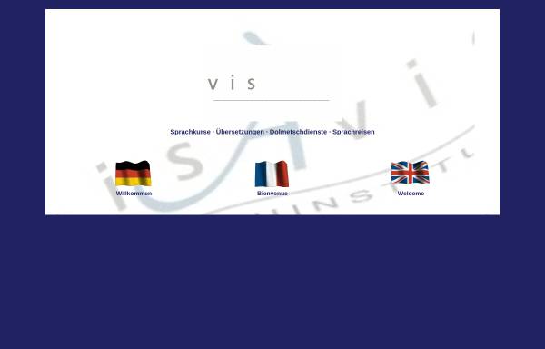 Vorschau von www.visavis-sprachinstitut.de, Vis à Vis Sprachinstitut