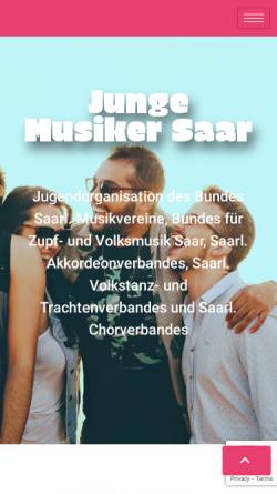 Vorschau der mobilen Webseite junge-musiker-saar.de, JMS Junge Musiker Saar