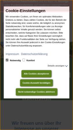 Vorschau der mobilen Webseite www.mehrstetten.de, Mehrstetten
