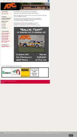 Vorschau der mobilen Webseite www.atc-merzig.de, ATC Automobil und Touring Club e.V.
