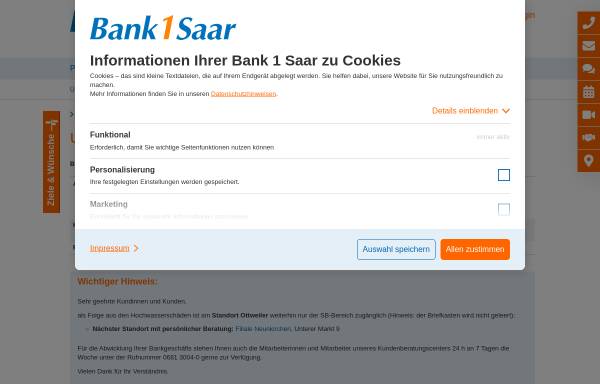 Bank 1 Saar eG