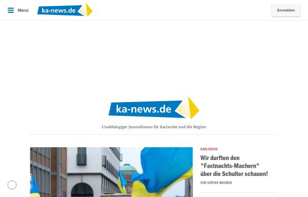 Vorschau von www.ka-news.de, KA-News