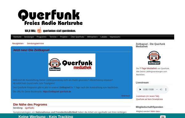 Vorschau von www.querfunk.de, Querfunk