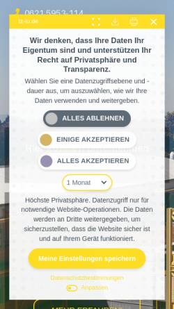 Vorschau der mobilen Webseite www.tz-lu.de, TechnologieZentrum Ludwigshafen