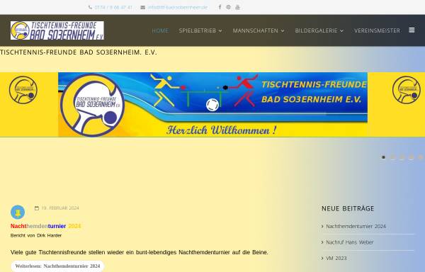 Vorschau von www.ttf-bad-sobernheim.de, Tischtennis-Freunde Bad Sobernheim e. V.
