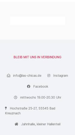 Vorschau der mobilen Webseite www.las-chicas.de, Las Chicas