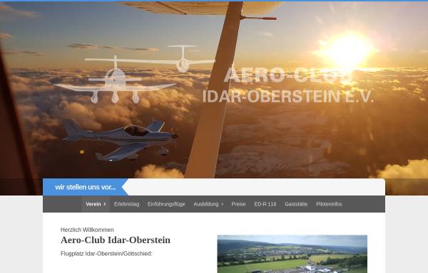 Vorschau von www.aero-clubidar-oberstein.de, Aeroclub Idar-Oberstein e.V.