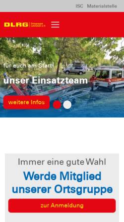 Vorschau der mobilen Webseite lahnstein.dlrg.de, DLRG OG Lahnstein e.V.