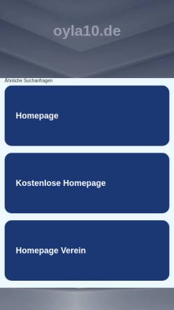 Vorschau der mobilen Webseite koenigsblaulahneck.oyla10.de, Königsblau Lahneck