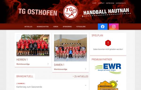 Vorschau von www.tgo-handball.de, TG Osthofen Handball e.V.