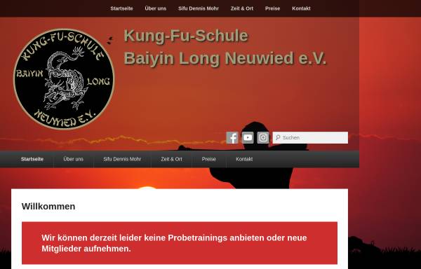 Vorschau von www.kungfu-neuwied.de, Kung-Fu-Schule Baiyin Long Neuwied e.V.