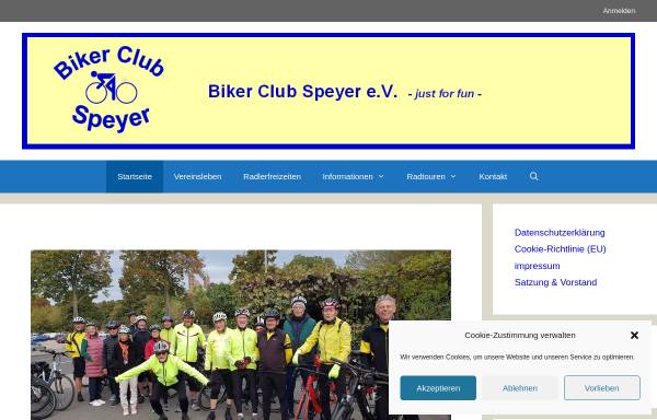 Vorschau von biker-club-speyer.de, Biker Club Speyer e.V.