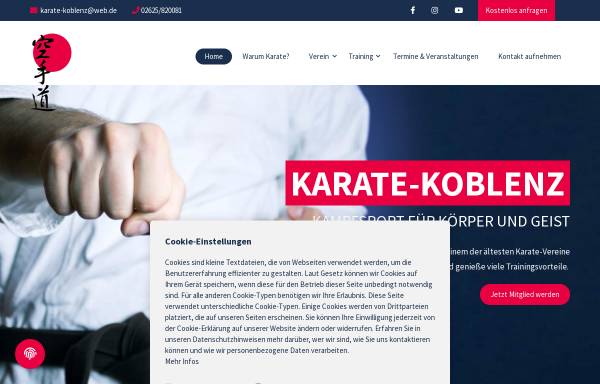 Vorschau von www.karate-dojo-koblenz-lahnstein.de, Karate Dojo Koblenz-Lahnstein