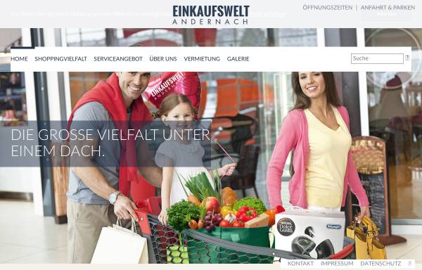 Vorschau von www.einkaufswelt-andernach.de, Einkaufswelt in Andernach