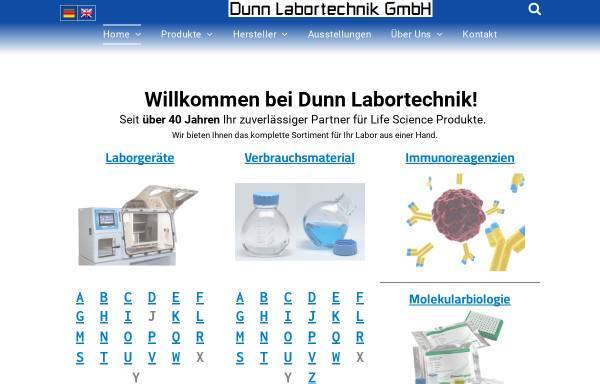 Vorschau von www.dunnlab.de, Dunn Labortechnik GmbH