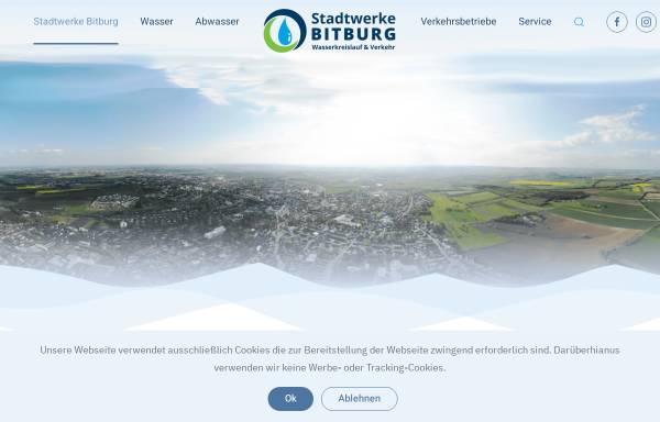 Vorschau von www.stadtwerke-bitburg.de, Stadtwerke Bitburg