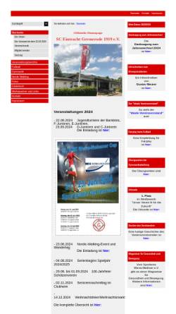 Vorschau der mobilen Webseite www.sc-eintracht-germerode.de, SC Eintracht Germerode 1919 e. V.