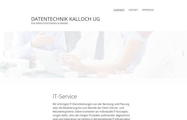 Vorschau von www.kalloch.de, Datentechnik Kalloch