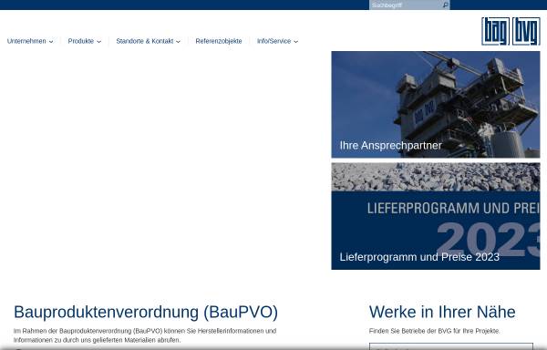 Vorschau von www.bvg-kirn.de, Baustoff-Vertriebs-Gesellschaft OHG
