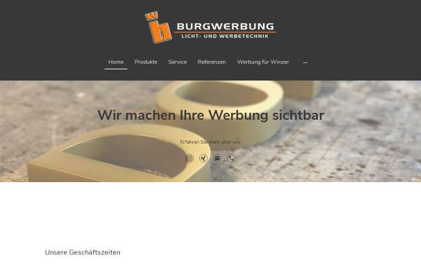 Vorschau von www.burgwerbung.de, Burgwerbung Achim von der Burg e.K.