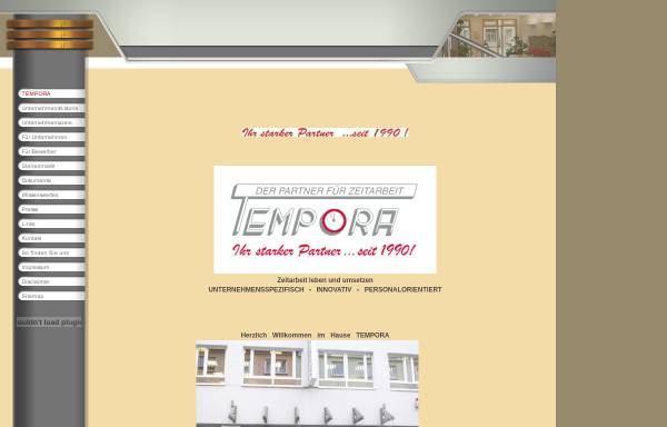 Vorschau von www.tempora-lu.de, Tempora-Zeitarbeit GmbH