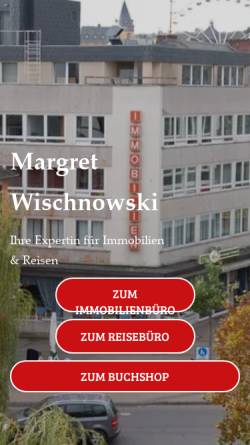 Vorschau der mobilen Webseite www.wischnowski.com, Wischnowski Immobilien