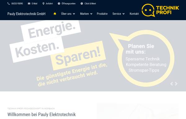 Vorschau von iq-pauly-elektrotechnik.de, Pauly Elektrotechnik GmbH