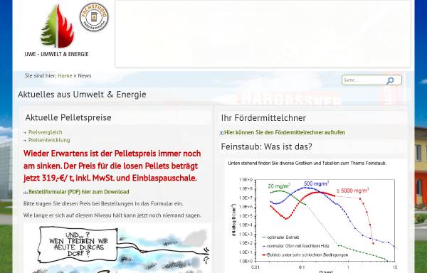 Vorschau von www.uwe-energie.de, UWE - Umwelt & Energie