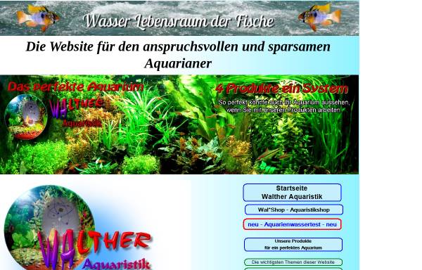 Vorschau von www.walaqua.de, Walther Aquaristik