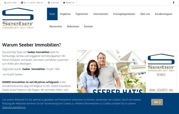 Vorschau von www.seeber-immobilien.de, Seeber Immobilien e.k.