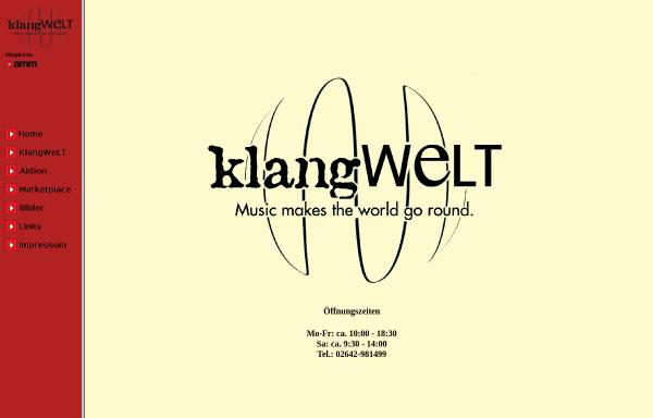 Vorschau von www.klangwelt-online.de, Klangwelt