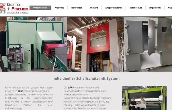 Vorschau von gf-schallschutztechnik.de, GFS Getto & Fischer Schallschutz & Metallbau GmbH