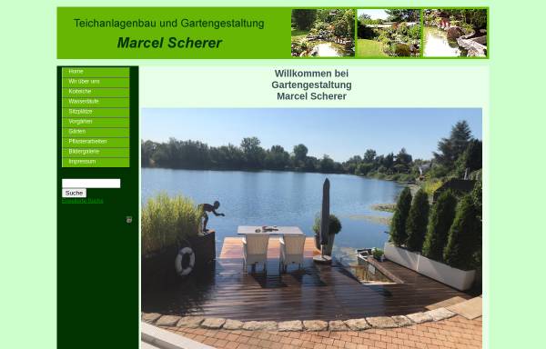 Teichanlagenbau und Gartengestaltung Marcel Scherer