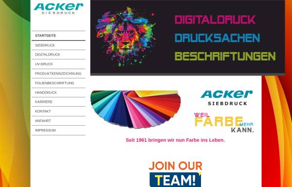 Vorschau von www.acker-siebdruck.de, Angelika Acker