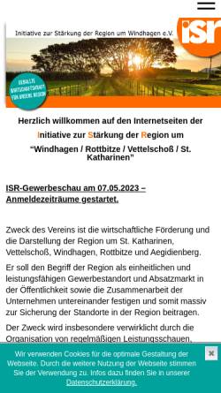 Vorschau der mobilen Webseite isr-windhagen.de, ISR Windhagen e.V.