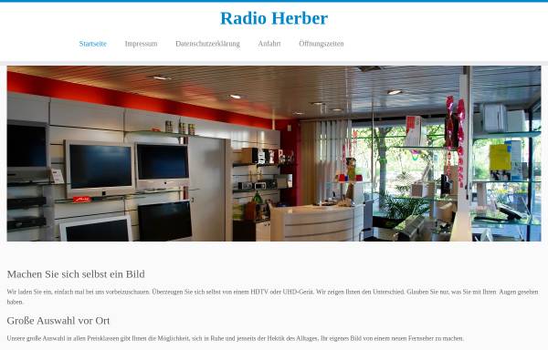 Vorschau von www.radio-herber.com, Radio-Fernsehen Herber