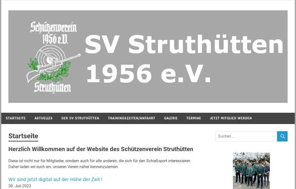 Vorschau von www.sv-struthuetten.de, Schützenverein Struthütten 1956 e.V.